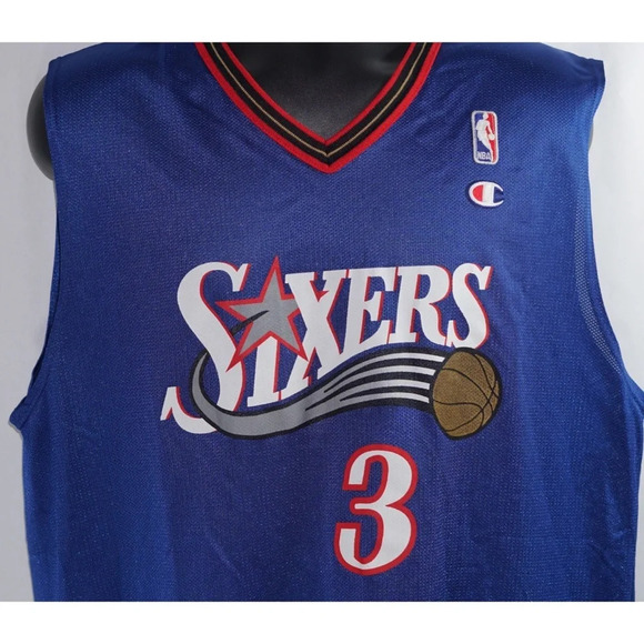 Philadelphia 76ers Allen Iverson Vintage Jersey L - Picture 2 of 8
